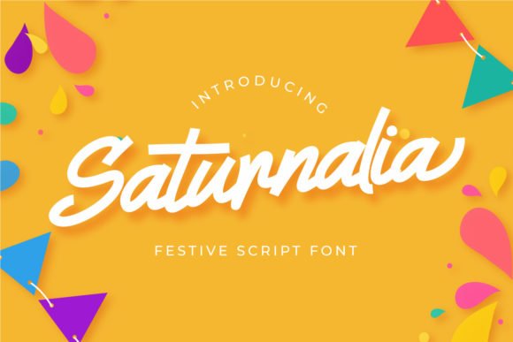 Saturnalia Font - Featured Image