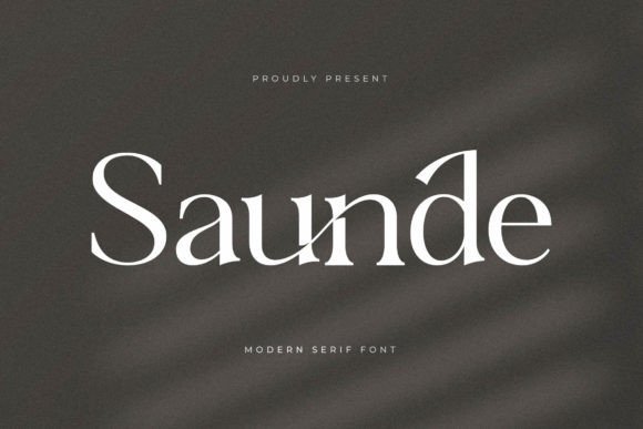 Saunde Font - Featured Image