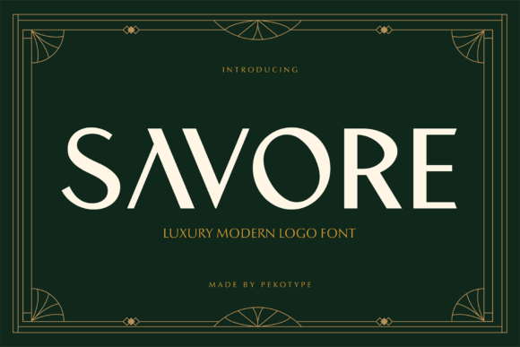Savore Font - Featured Image