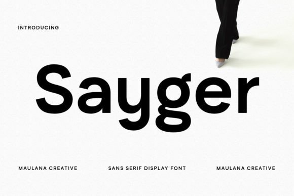 Sayger Font - Featured Image