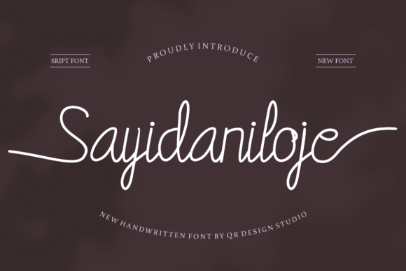 Sayidaniloje Font - Featured Image