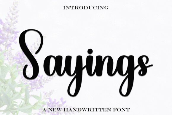 Sayings Font Download for Desktop