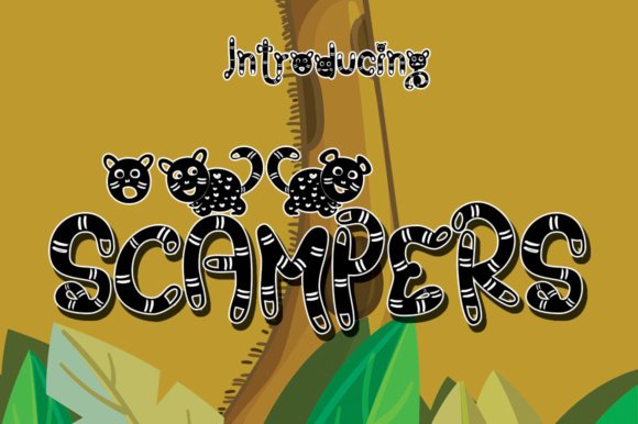 Scampers Font - Featured Image