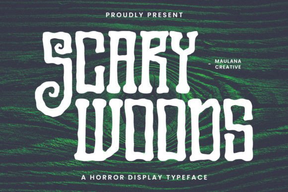 Scary Woods Font - Featured Image