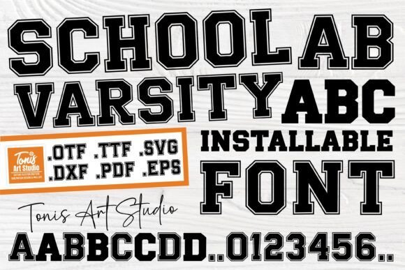 School Varsity Font - Featured Image
