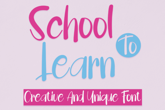 School to Learn Font Download for Desktop