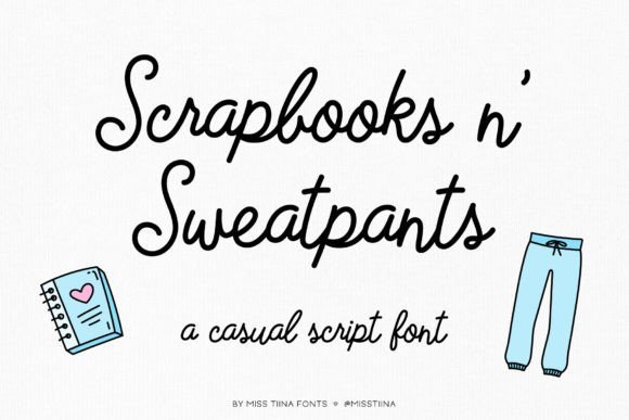 Scrapbooks N’ Sweatpants Font Download for Desktop
