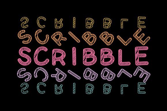 Scribblepencil Stacked Font Download for Desktop
