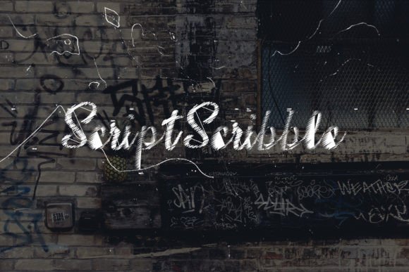 Script Scribble Font - Featured Image