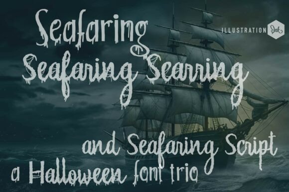 Seafaring Scarring Trio Font Download for Desktop