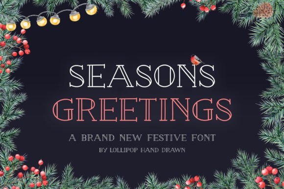 Seasons Greetings Font - Featured Image