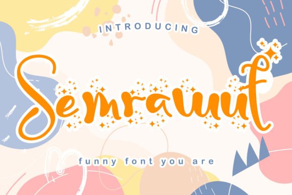 Semrawut Font - Featured Image