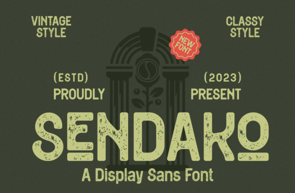 Sendako Font - Featured Image