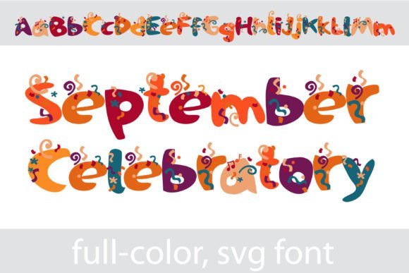 September Celebratory Font Download for Desktop