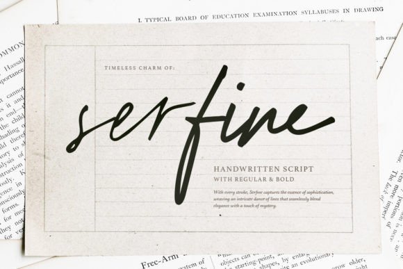 Serfine Font - Featured Image