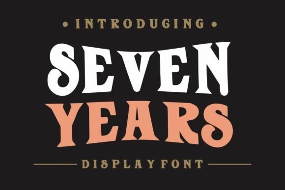 Seven Years Font - Featured Image