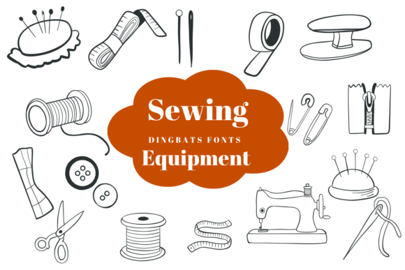 Sewing Equipment Font - Featured Image