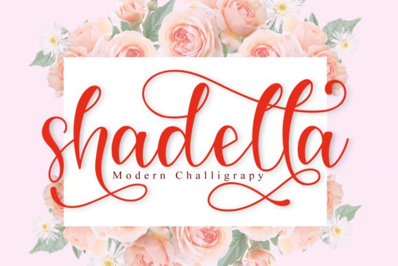 Shadella Font - Featured Image