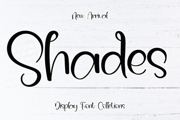 Shades Font - Featured Image