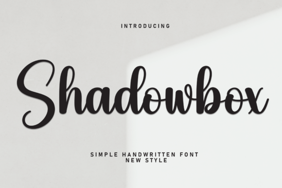 Shadowbox Font Download for Desktop