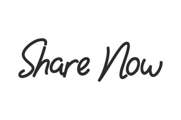 Share Now Font - Featured Image