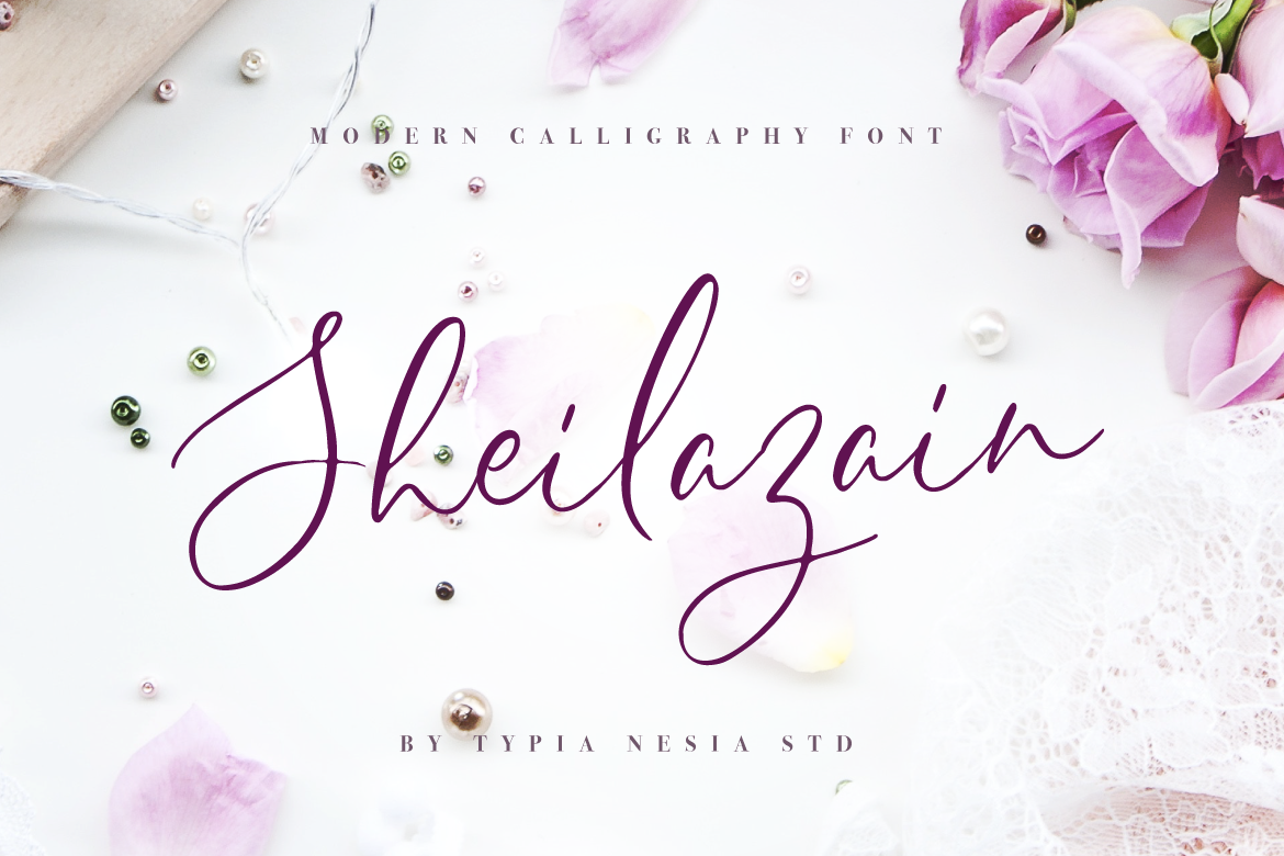 Sheilazain Font - Featured Image