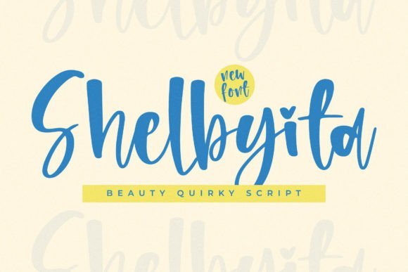 Shelbyita Font - Featured Image