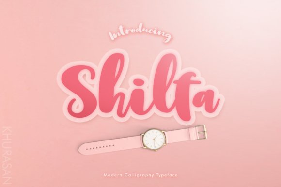 Shilfa Script Font - Featured Image