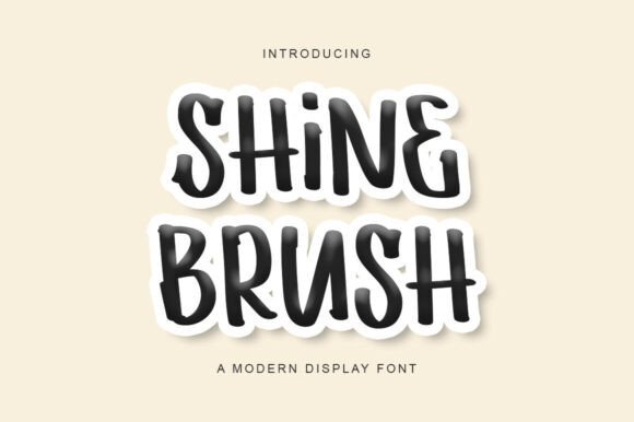 Shine Brush Font Download for Desktop