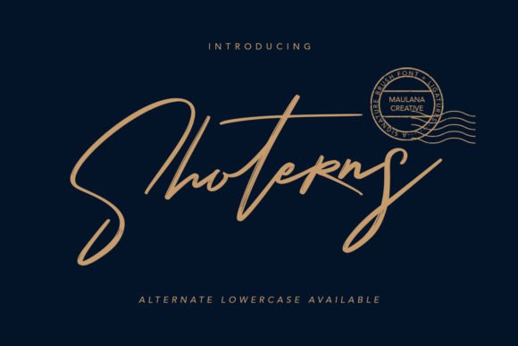 Shoterns Font Download for Desktop