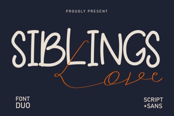 Siblings Love Font - Featured Image