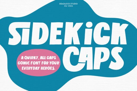 Sidekick Caps Font - Featured Image
