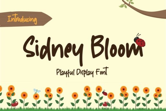 Sidney Bloom Font - Featured Image