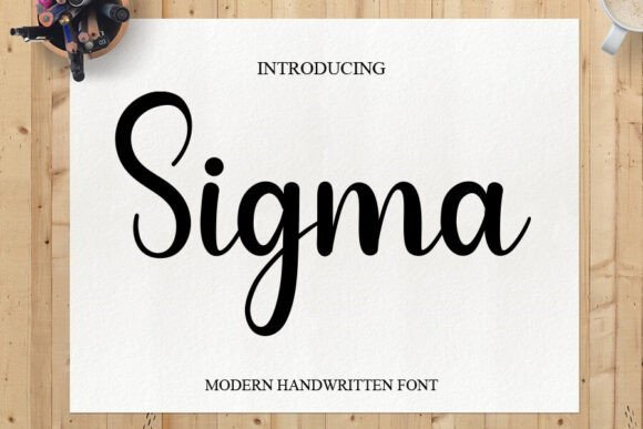 Sigma Font - Featured Image