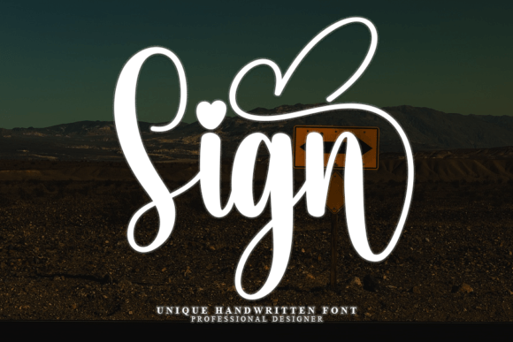 Sign Font - Featured Image