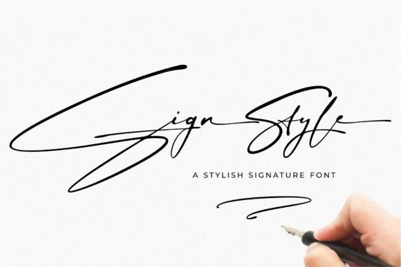 Sign Style Font - Featured Image