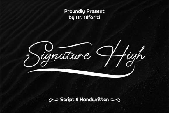 Signature High Font Download for Desktop
