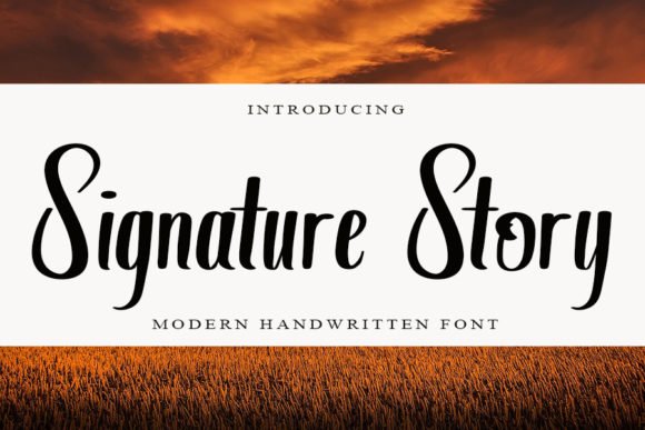 Signature Story Font Download for Desktop