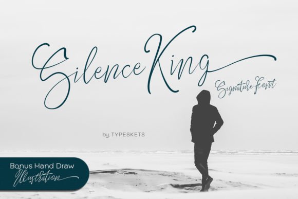 Silence King Font - Featured Image