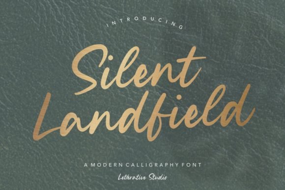 Silent Landfield Font - Featured Image