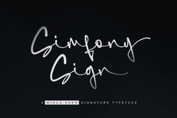 Simfony Sign Font - Featured Image
