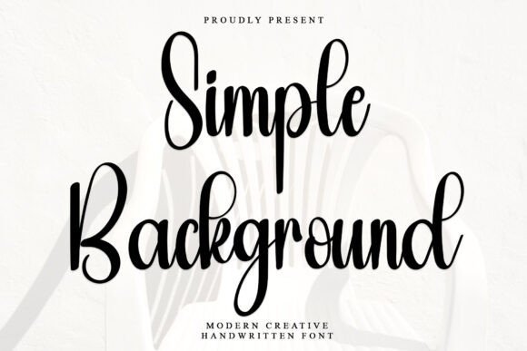 Simple Background Font Download for Desktop