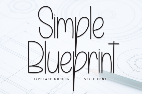 Simple Blueprint Font Download for Desktop