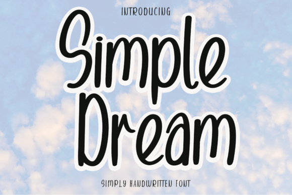 Simple Dream Font - Featured Image
