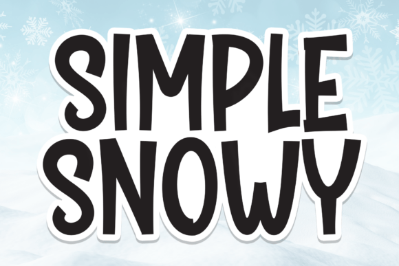 Simple Snowy Font Download for Desktop