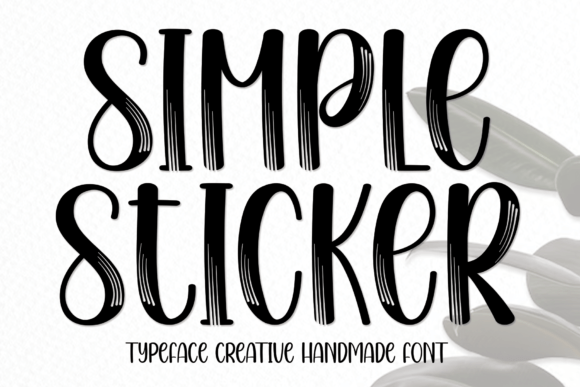 Simple Sticker Font Download for Desktop