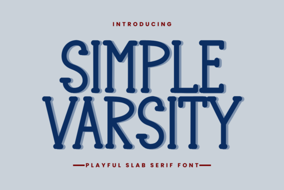 Simple Varsity Font - Featured Image