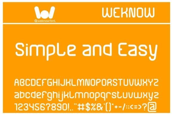 Simple and Easy Font - Featured Image