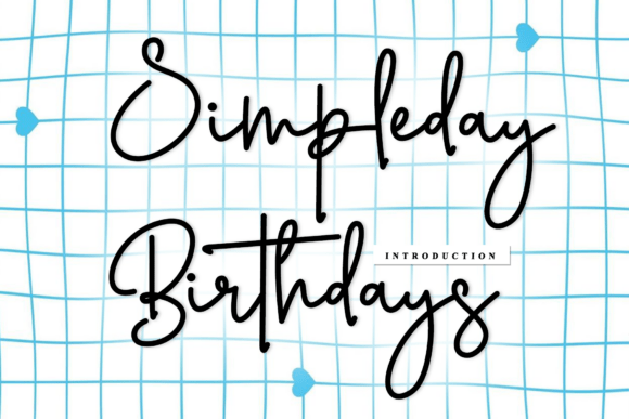 Simpleday Birthdays Font Download for Desktop