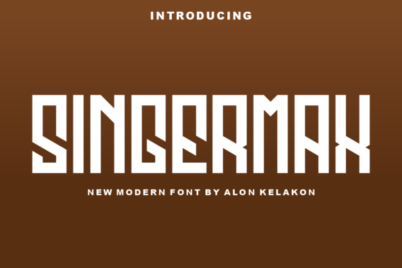 Singermax Font - Featured Image